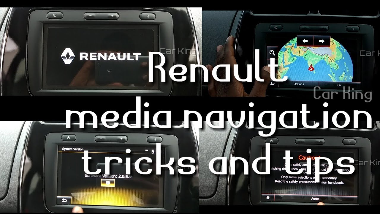 Renault media navigation tricks and tips