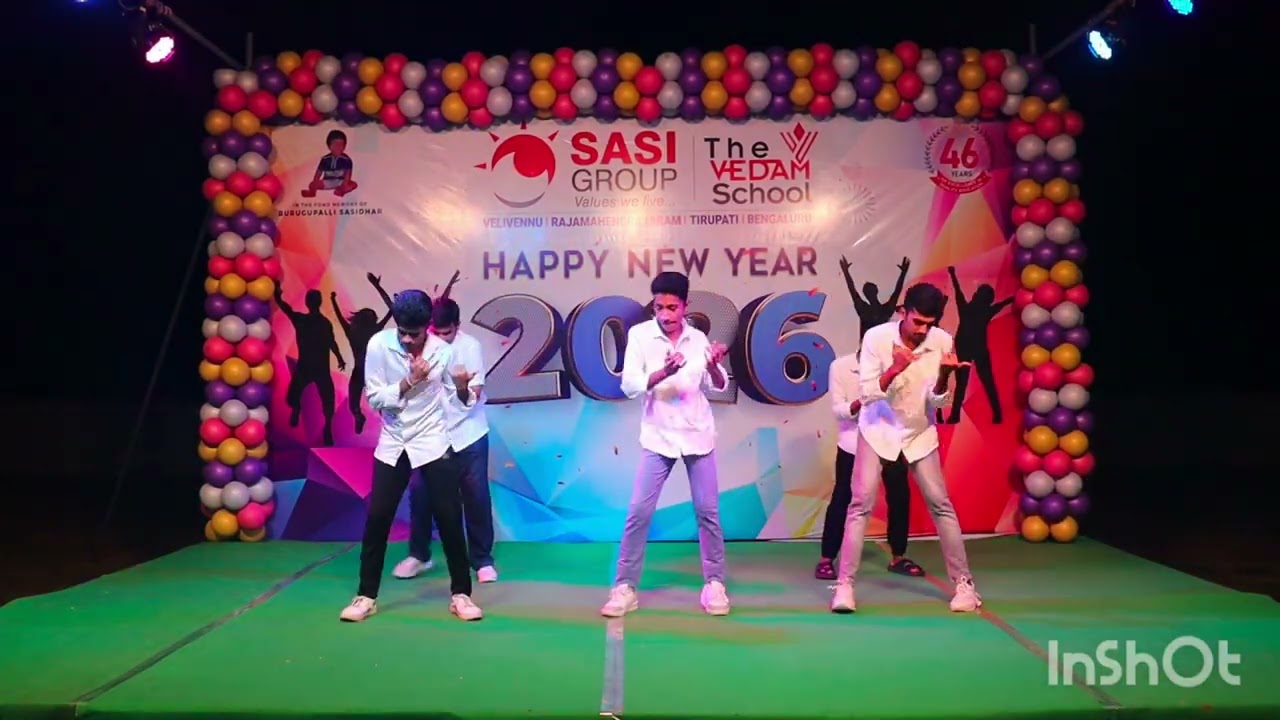 Our students' lively performances made the New Year welcome truly memorable.#sasitirupati