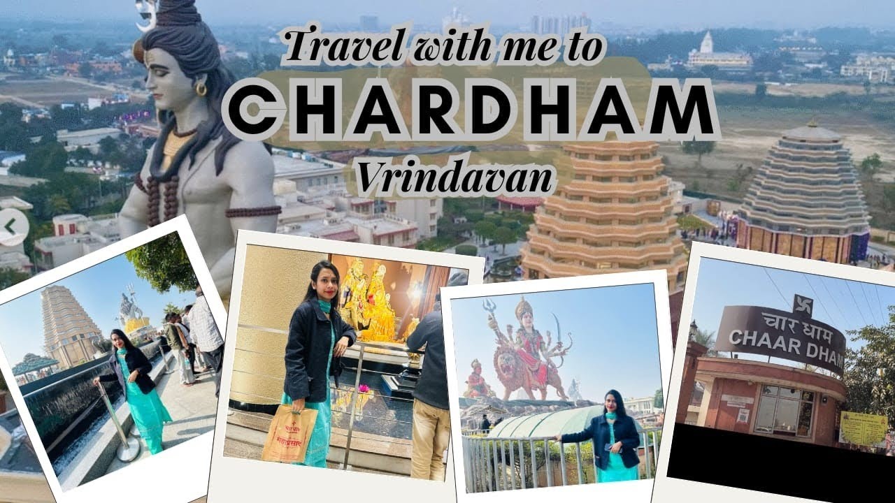 Chaar Dham Sampurna Yatra 🙏🏻|| Vrindavan 🦚 || Trip Day -3 Part -1 || Vlog-80 🪈 ||
