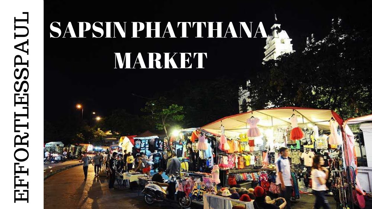TALAD SAPHAN PHUT NIGHT MARKET - thai street food 2019