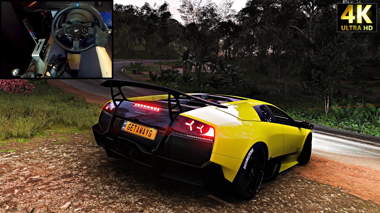 Lamborghini Murciélago SV - Forza Horizon 5 | Thrustmaster T300RS Gameplay