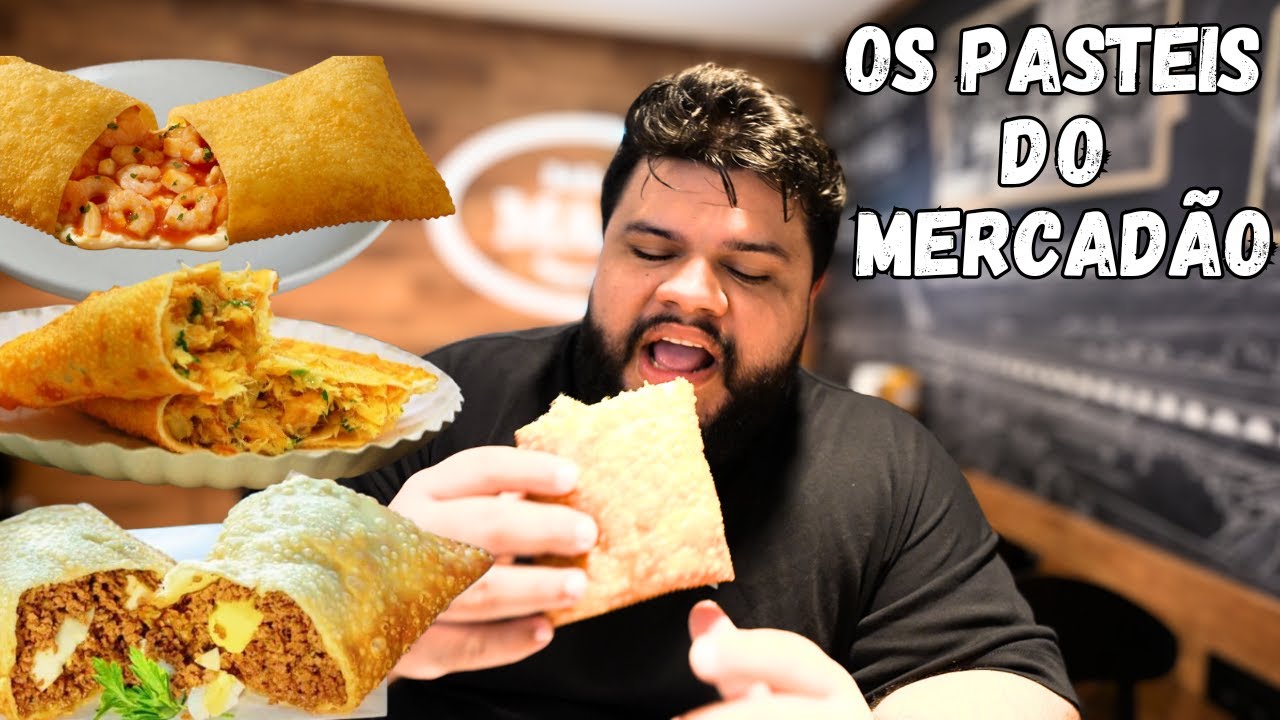 Provando os Pasteis do Mercadão Municipal de São Paulo