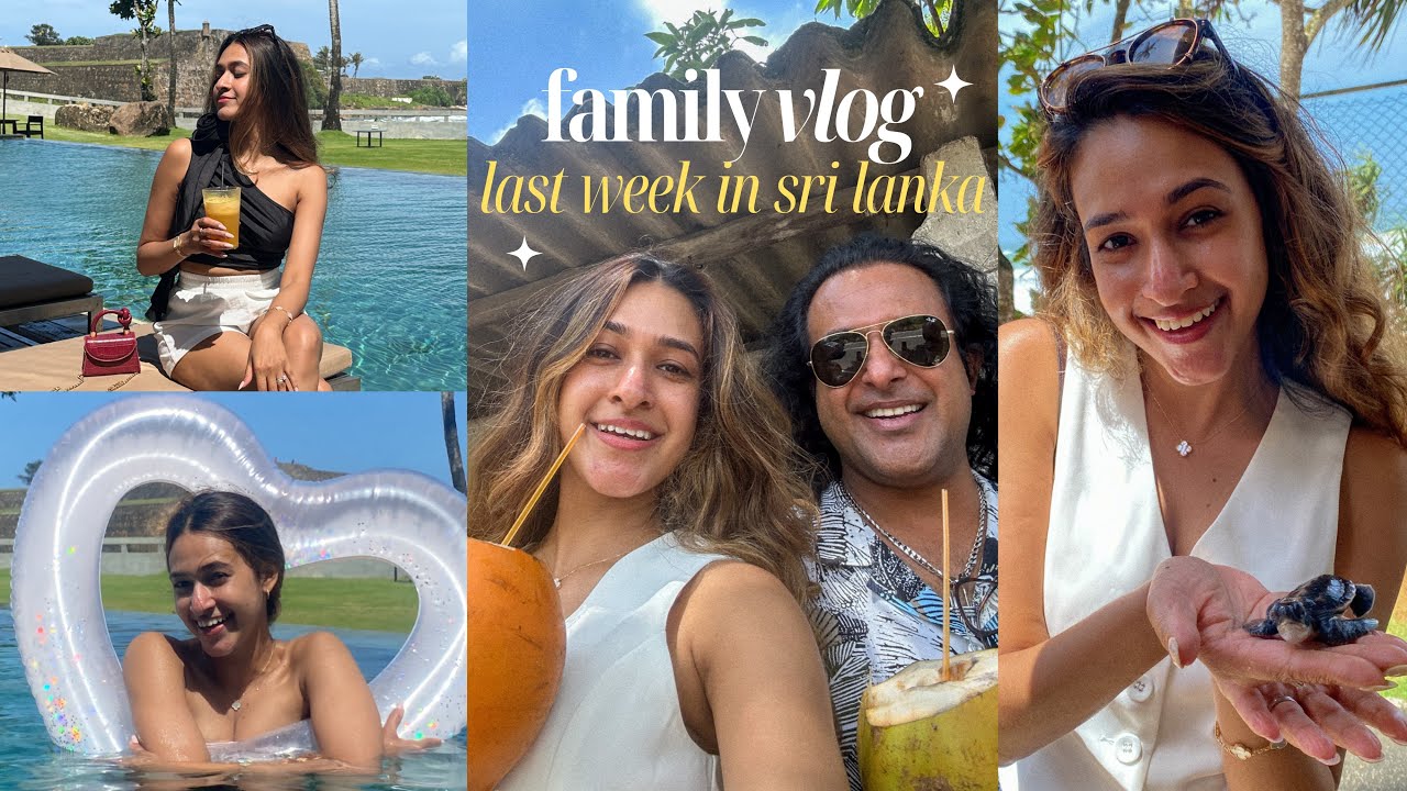 last few days in LANKA!🥺💛 vlog, family time, galle trip, memories, airport goodbyes | Swetha Melly