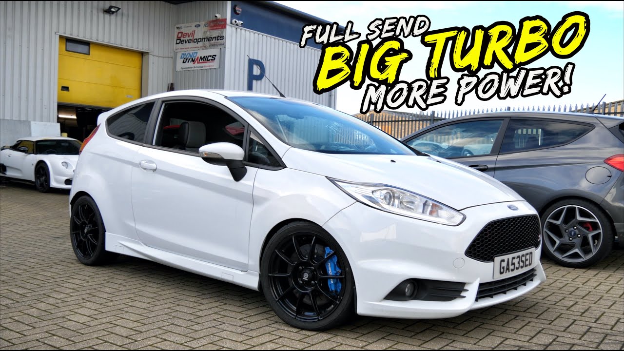 FULL SEND! THE FIESTA ST GETS A *EVEN BIGGER TURBO* WHAT POWER?!