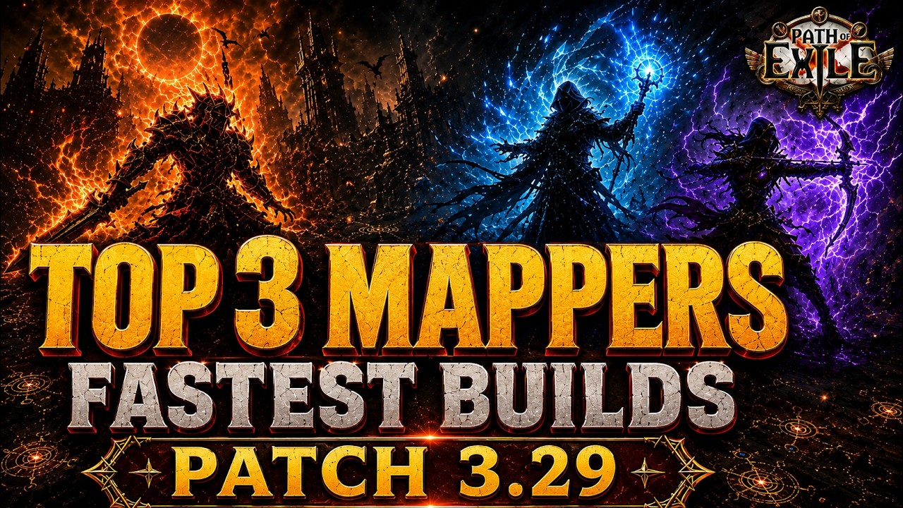 TOP 3 BEST ASCENDANCY BUILDS FOR MAPPING | POE 1 PATCH 3.29