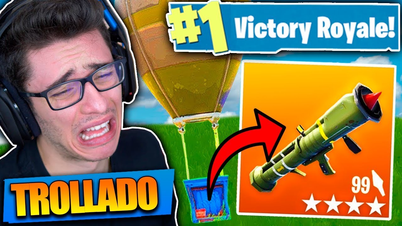 FUI TROLLADO PELO NOVO MÍSSIL TELEGUIADO! Fortnite: Battle Royale
