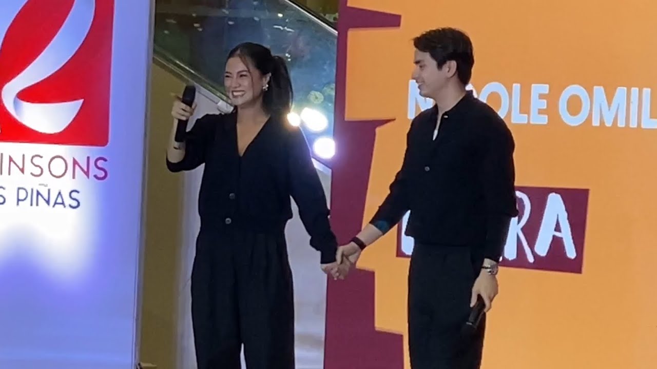 JAIRUS AQUINO NICOLE OMILLO NAGPAKILIG NG MGA FANS -GOLDEN SCENERY OF TOMORROW MALL SHOW