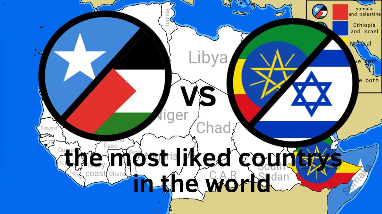 somalia 🇸🇴 and palestine 🇵🇸 vs ethiopia 🇪🇹 and israel 🇮🇱 the most liked duo in the world 🌍