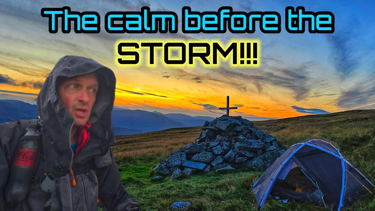 Solo Lake District summit camp in Storm Floris!