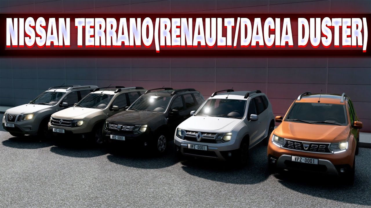 NISSAN TERRANO(RENAULT/DACIA DUSTER)  - BeamNG.drive