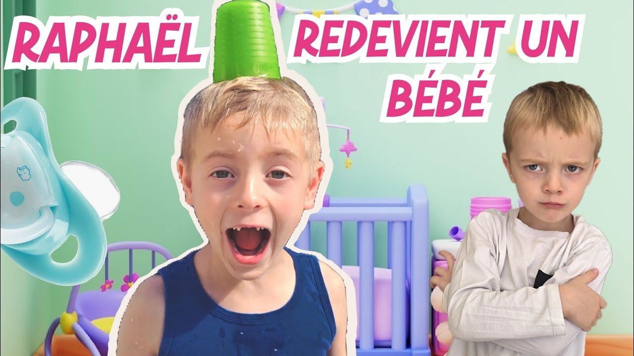 Raphaël redevient un BÉBÉ ! 