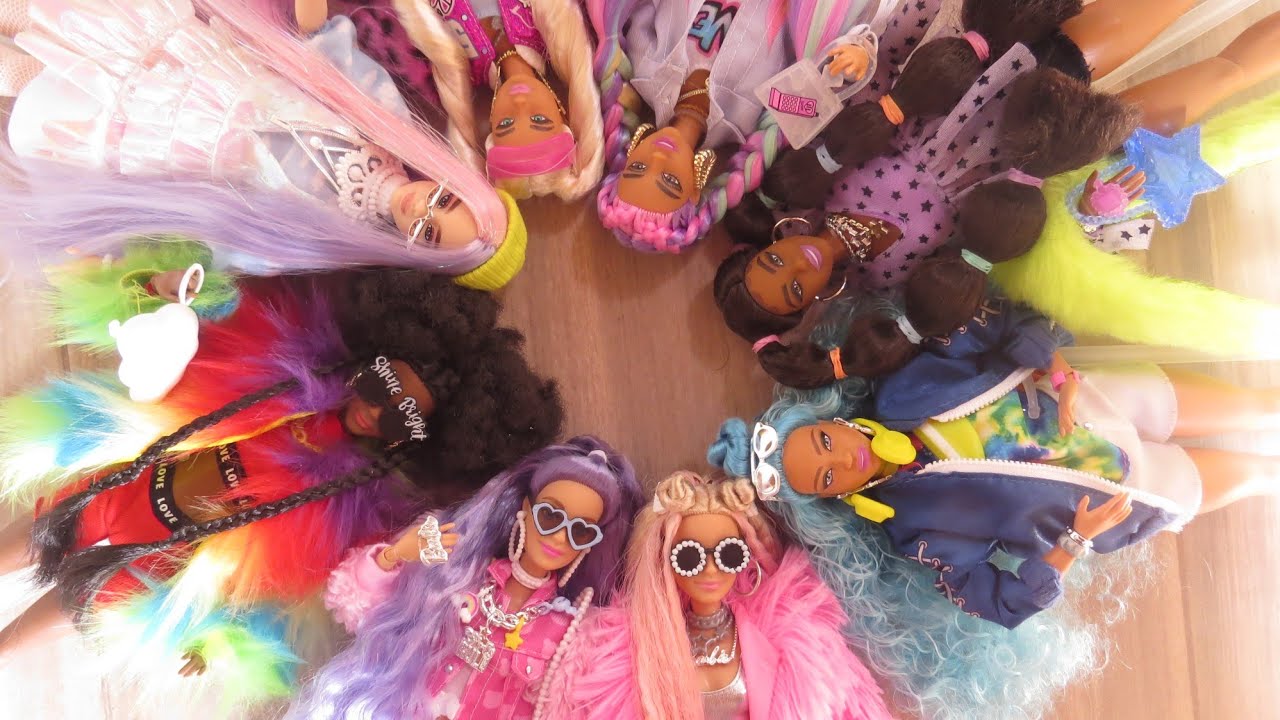 todas las barbie extra colección 1 y 2