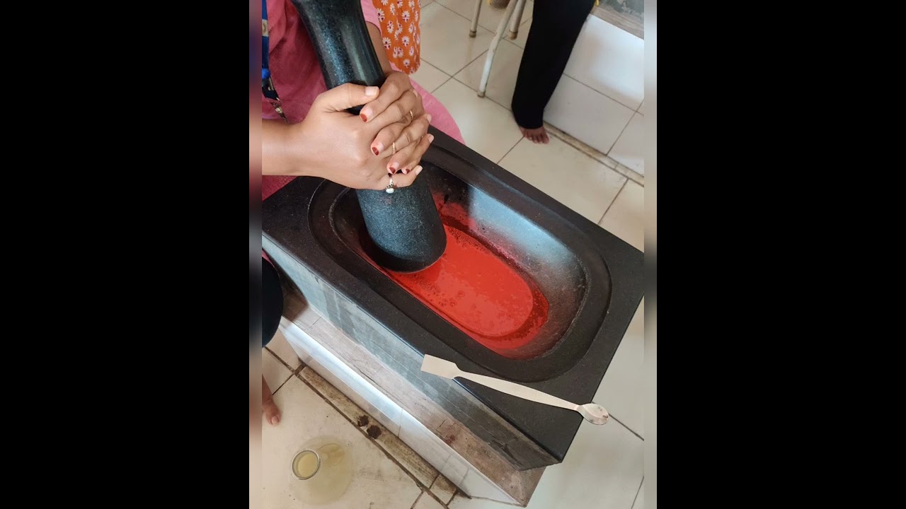 HINGULA SHODHANA (purification of cinnabar)