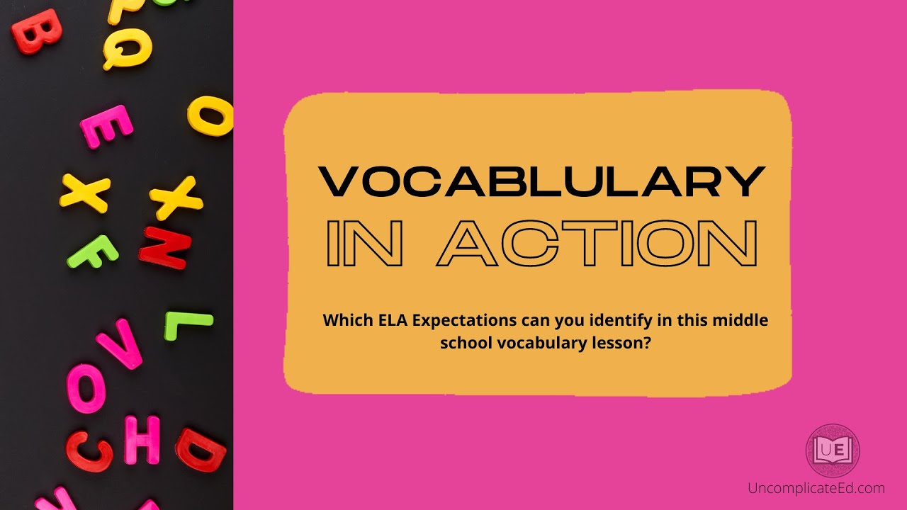 B.E.S.T. Vocabulary in Middle School