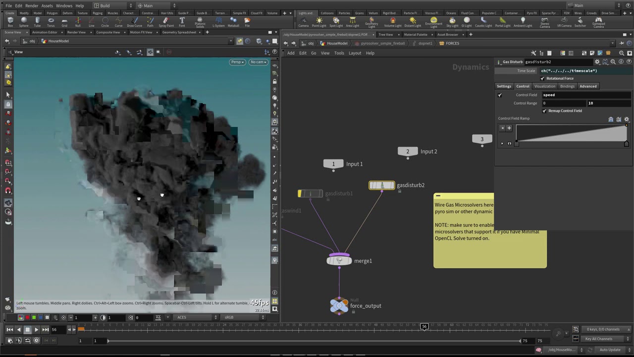 Destruction FX | 6 | Tweak Microsolvers in DOPS