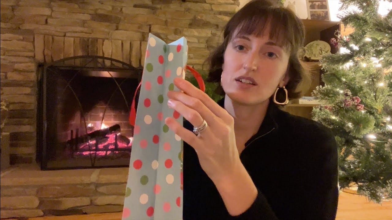 Cozy up by the fire while I show you my updated gift bag collection (soft spoken, show & tell)