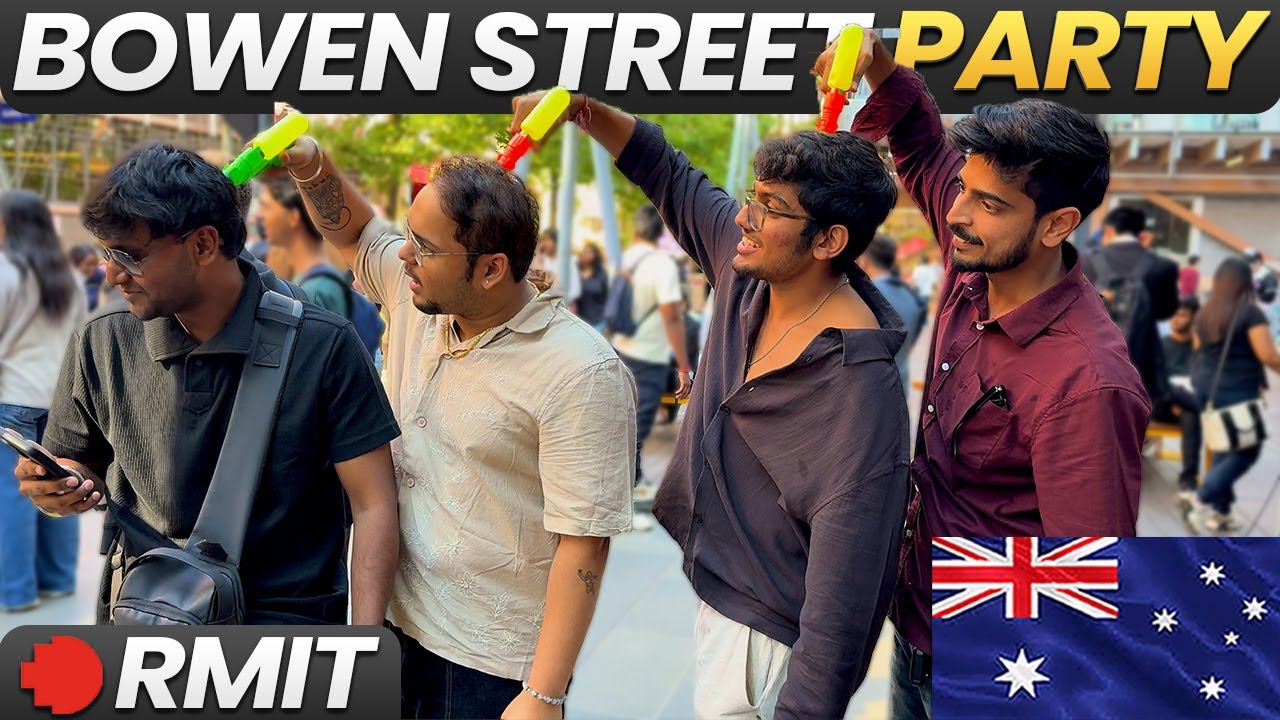 RMIT Bowen Street Party 2025 🎉 | Melbourne Campus Life & Fun | Vlog #293