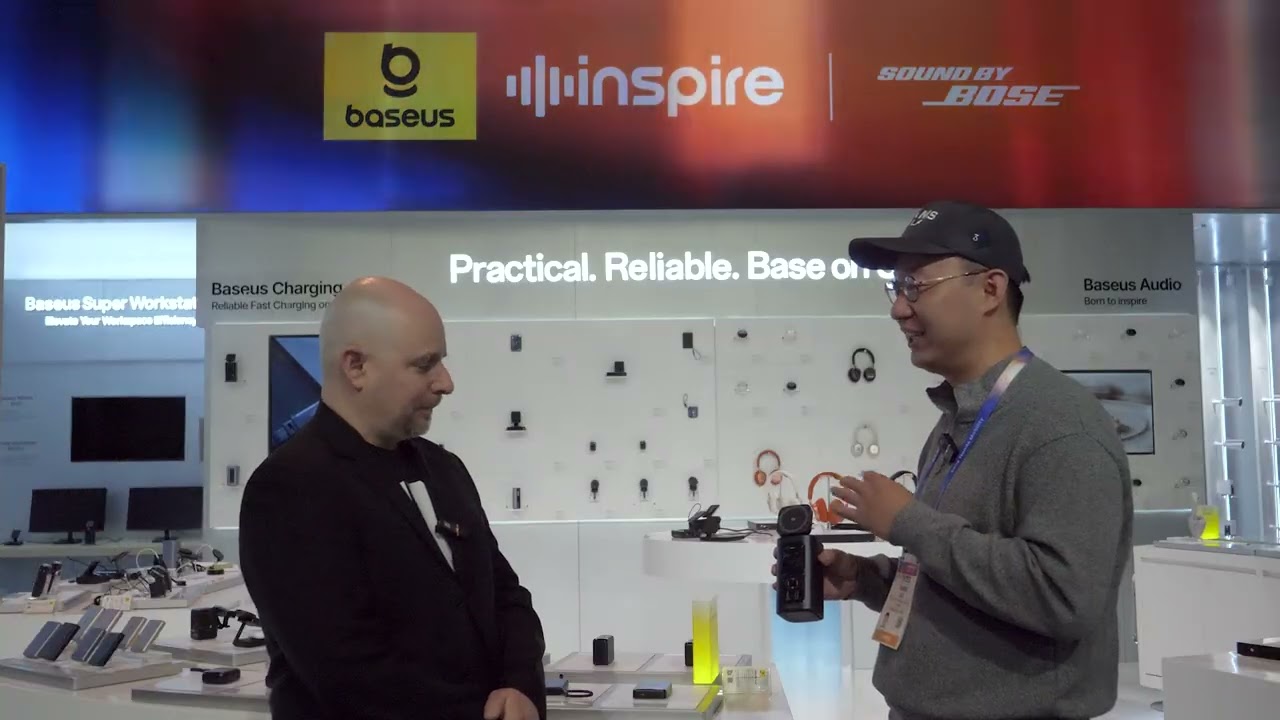 Baseus &mdash; новый внешний аккумулятор Qi 2.2 и док-станция USB-C &mdash; интервью &mdash; CES 2026 &mdash; Poc Network