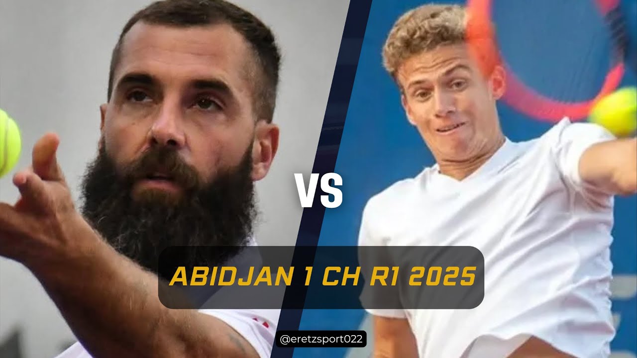 Abidjan 1 Challenger 2025 R1: Benoit Paire [WC] vs. Daniil Glinka Highlights
