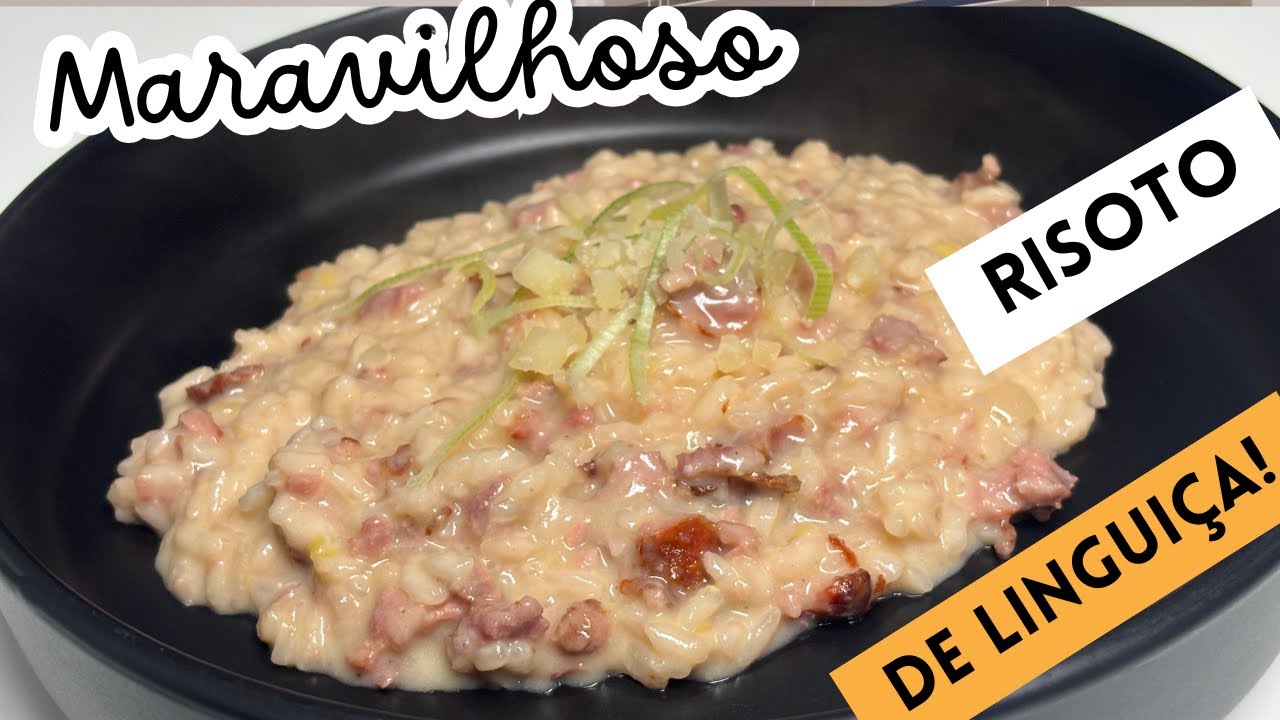 Como fazer um delicioso risoto de linguiça! Marcela Cota