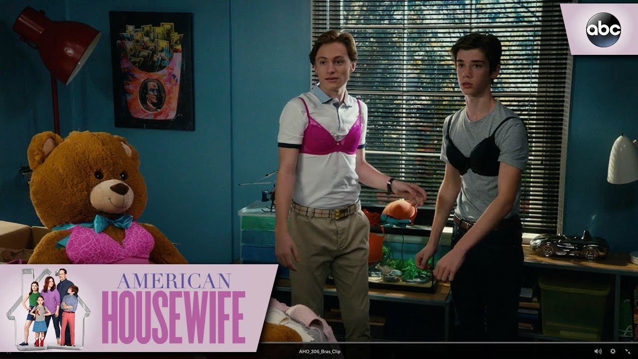 Oliver and Cooper Try On Bras &ndash; American Housewife