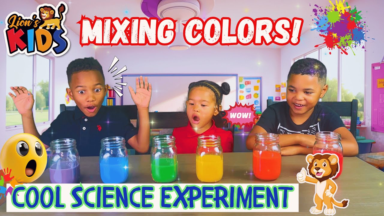 Mixing Colors | Fun Science Experiment | Primary and Secondary Colors