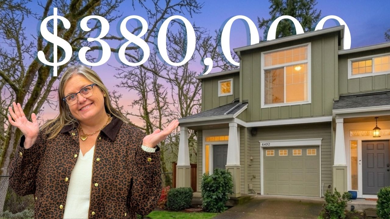 Beaverton Oregon Home Tour | Stunning, Serene, Light Filled End-Unit Townhome Just West of Portland