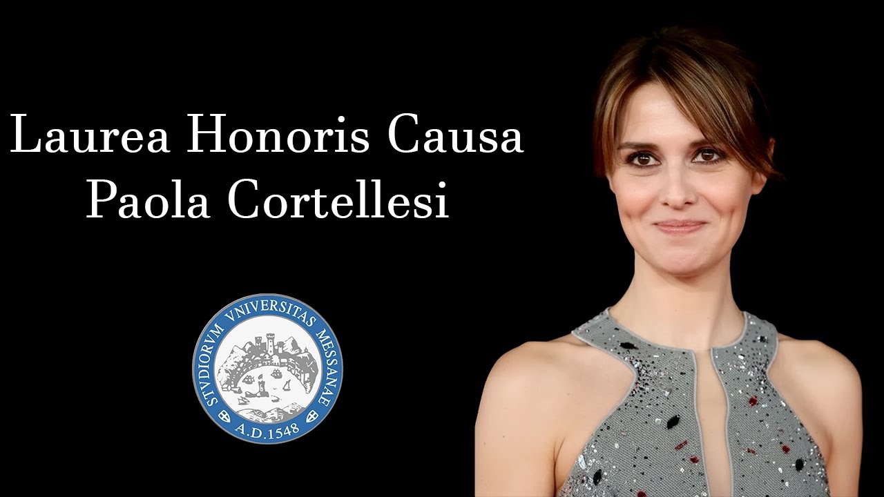 Laurea Magistrale honoris causa in Giurisprudenza a Paola Cortellesi
