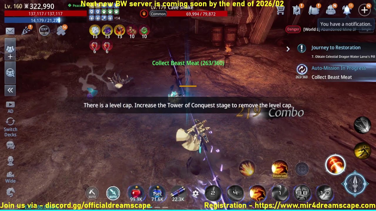 MIR4 Dreamscape – New BW server - end of 2026/02