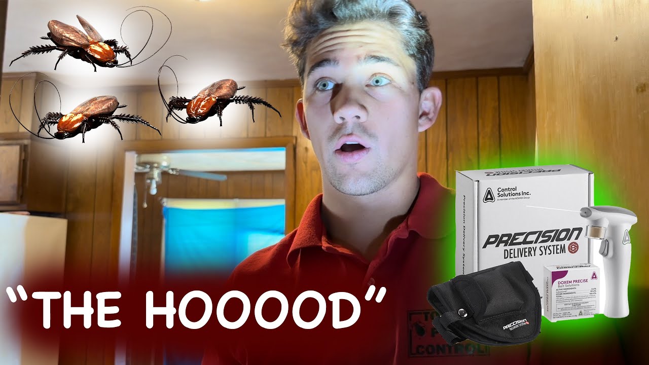 Nasty Cockroach Treatment with Wacky Tenant