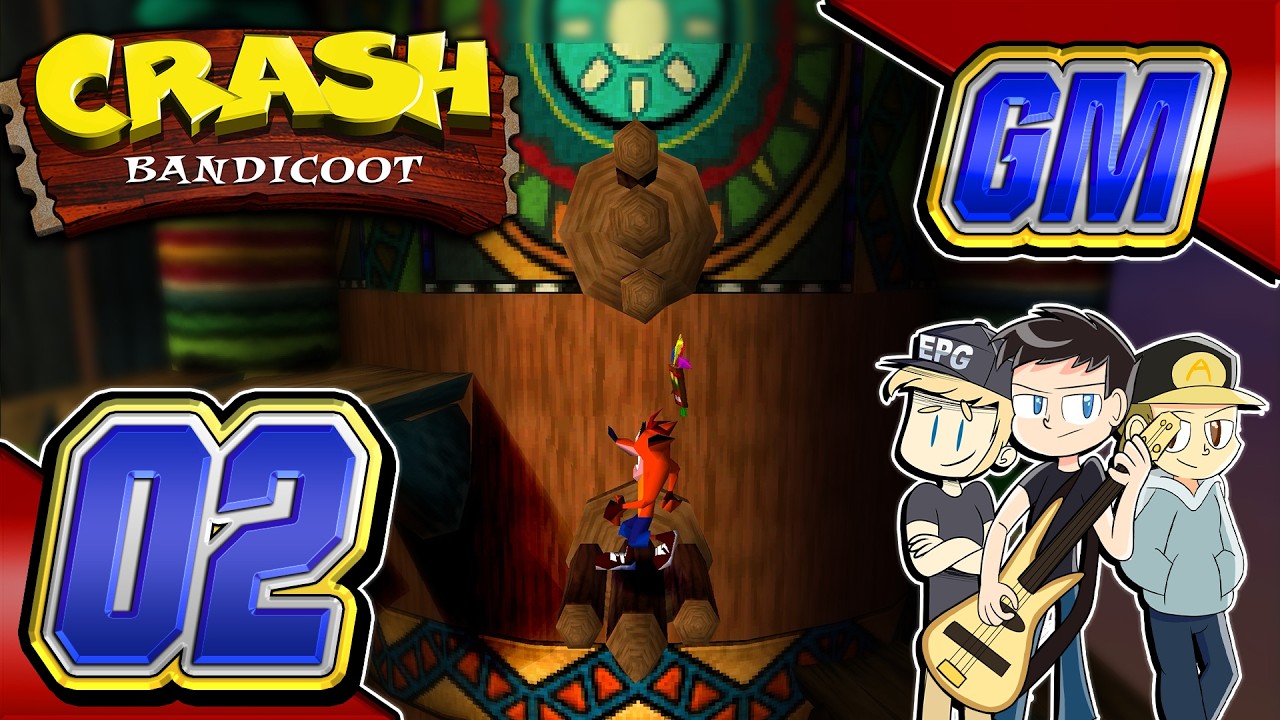 62 градуса??? | GM играет в Crash Bandicoot (PS1) - Эпизод 2