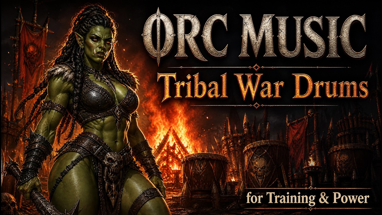 Orc Music for Training and Power | Tribal War Drums