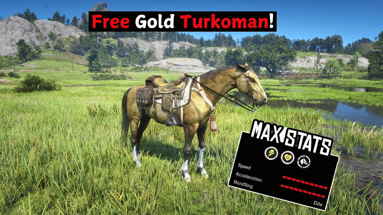 Free Turkoman Gold Horse Location in Saint Denis &ndash; Best Early Horse in RDR2