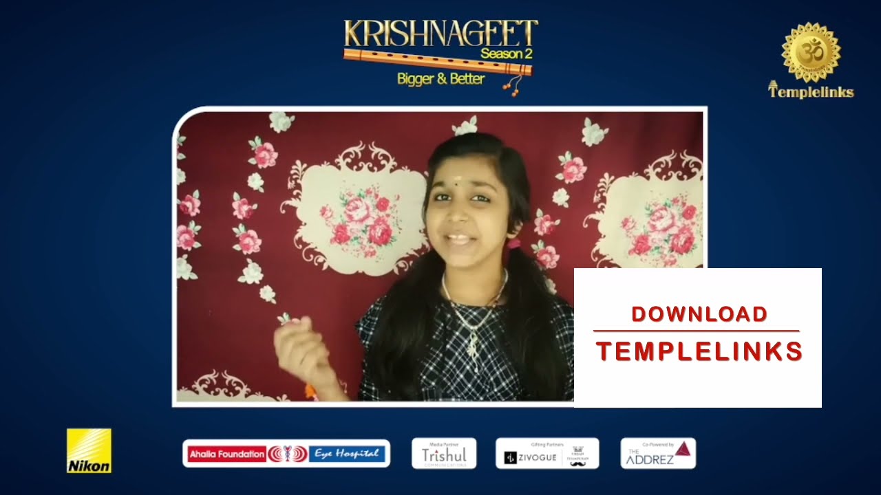 Templelinks Presents Krishnageet 2021 - Multi Language Devotional Music Fest !