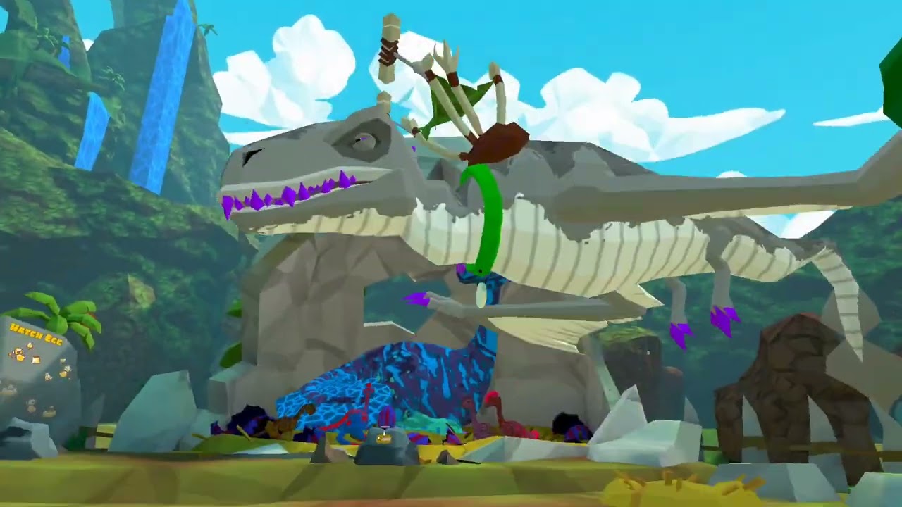 Reviewing all my dinosaurs in UG vr