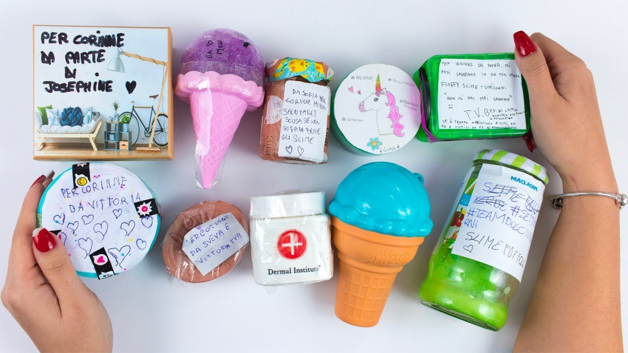 REAGISCO AI VOSTRI SLIME! SLIME DEI FAN