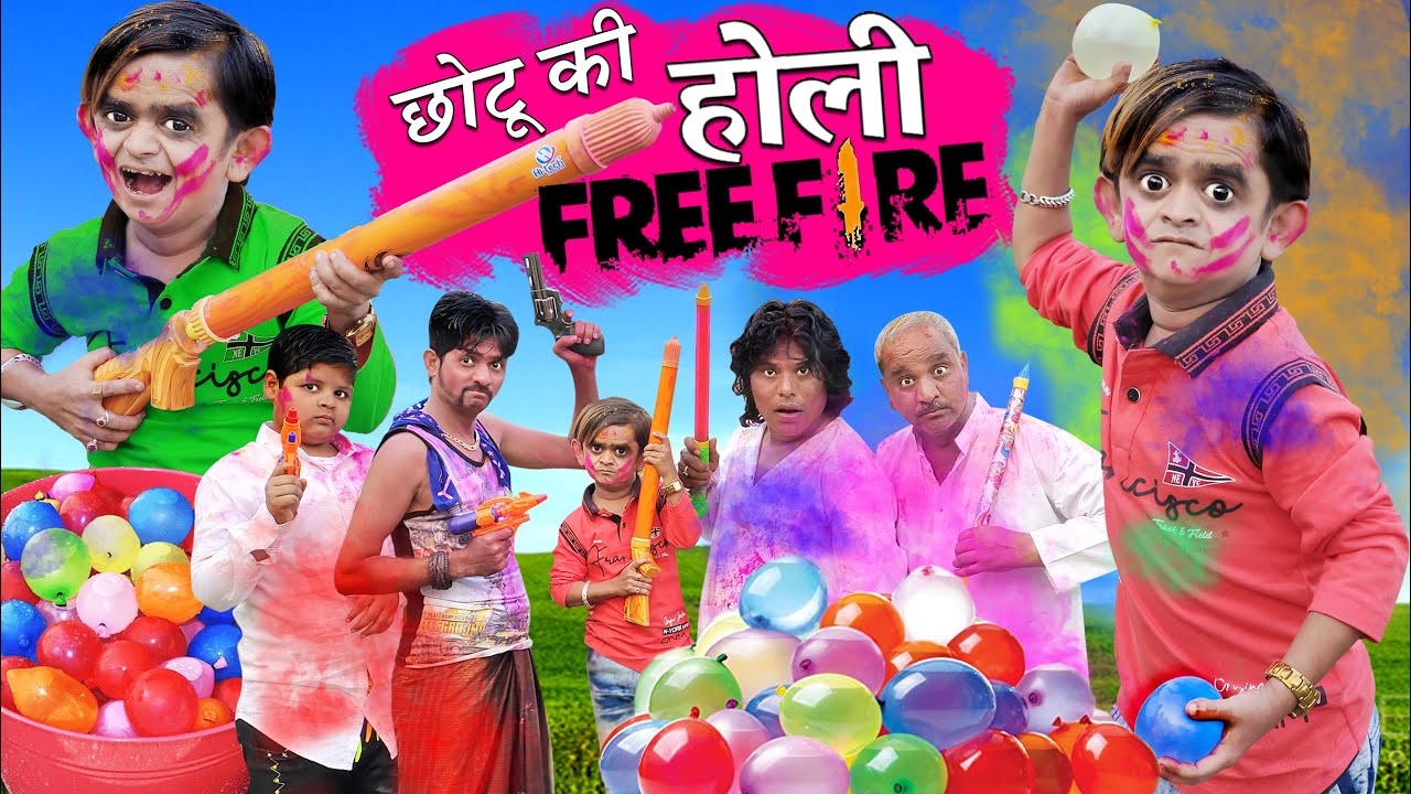 CHOTU DADA KI HOLI PICHKARI | छोटू दादा की होली | Khandesh Hindi Comedy | Chotu Dada Comedy Video