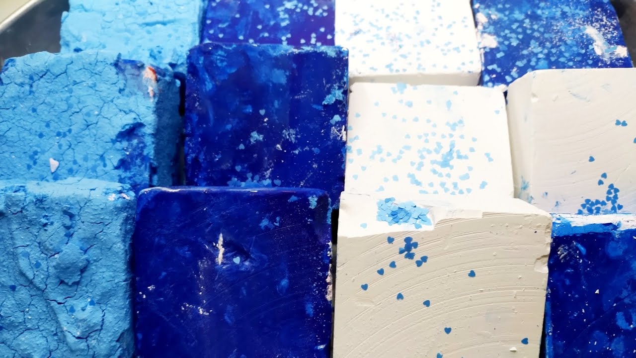 🎉3k celebration, 🥳  Fresh Gym Chalk Blocks,Glassy blue، paste، satisfying