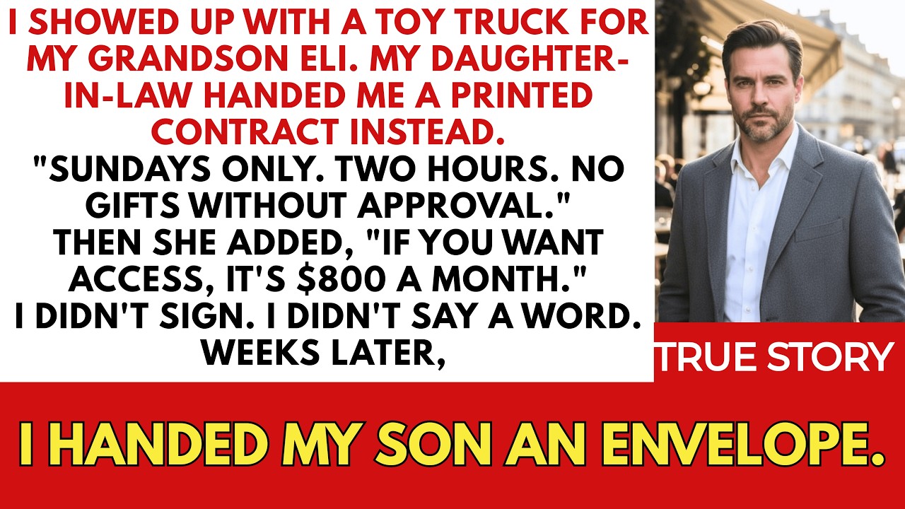 My Daughter-In-Law Handed Me A Printed Contract To See My Grandson And Charged $800 A Month. So I...