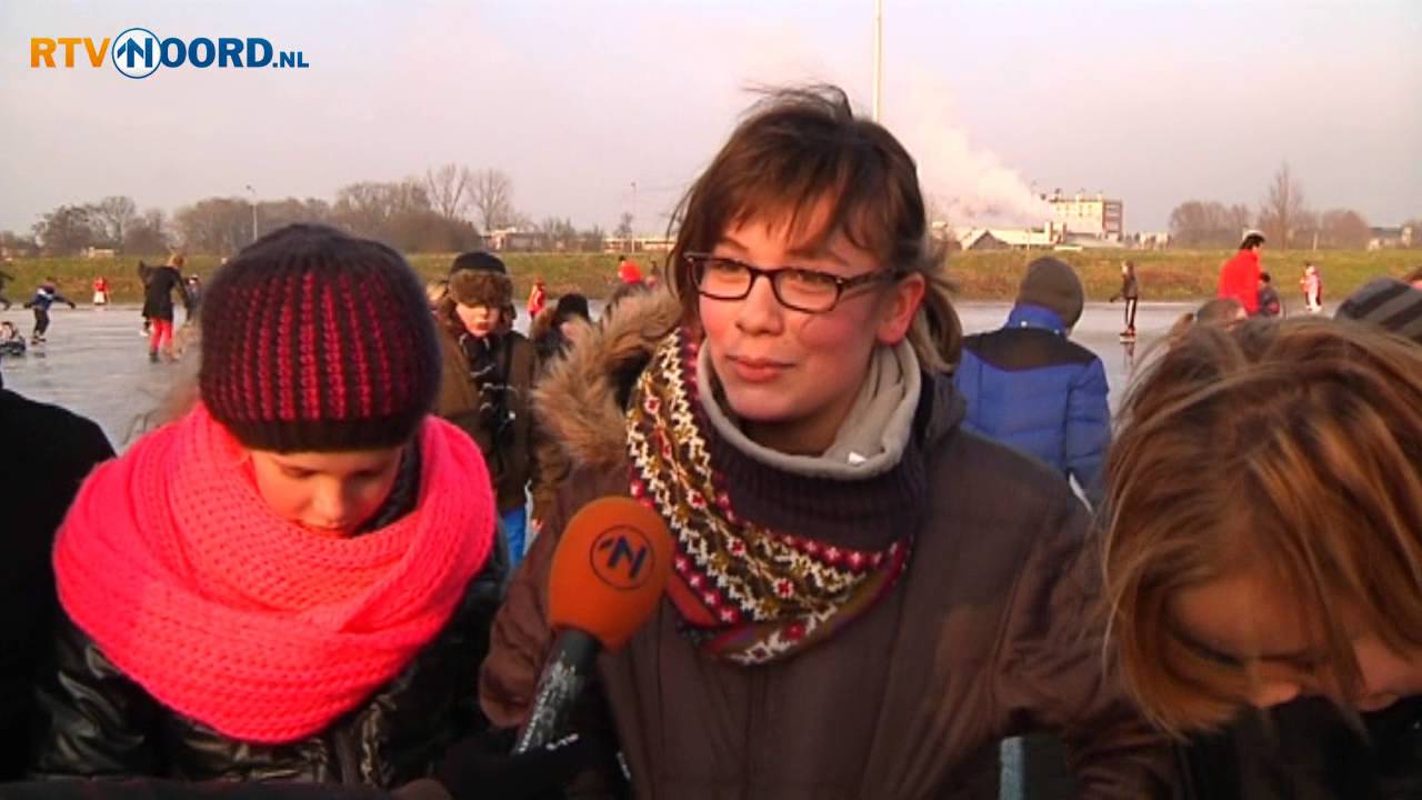 Schaatspret in Hoogkerk is begonnen - RTV Noord