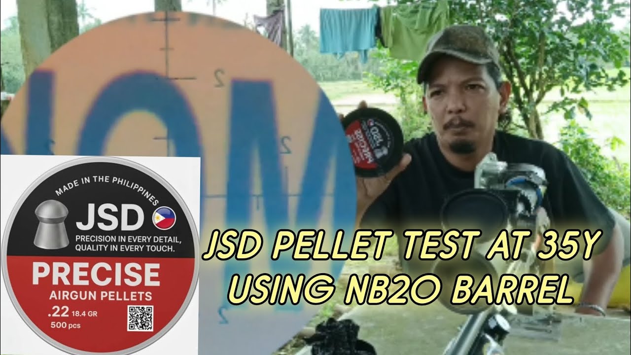 JSD TEST at 35y WINDY CONDITION. pwd na kaya ito mga sir ? Using NB20 BARREL 