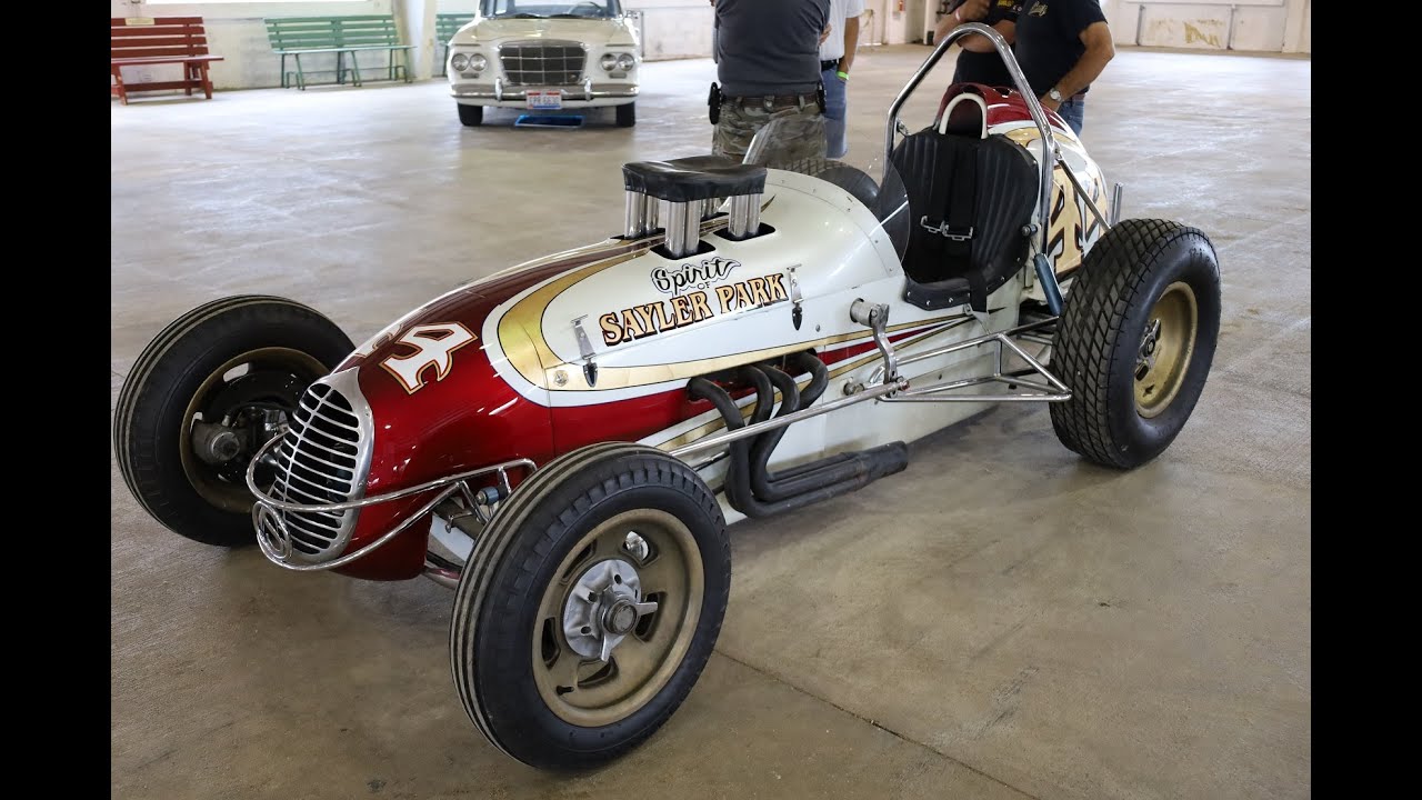 Doing hot laps in the "Spirit of Sayler Park" sprint car.
