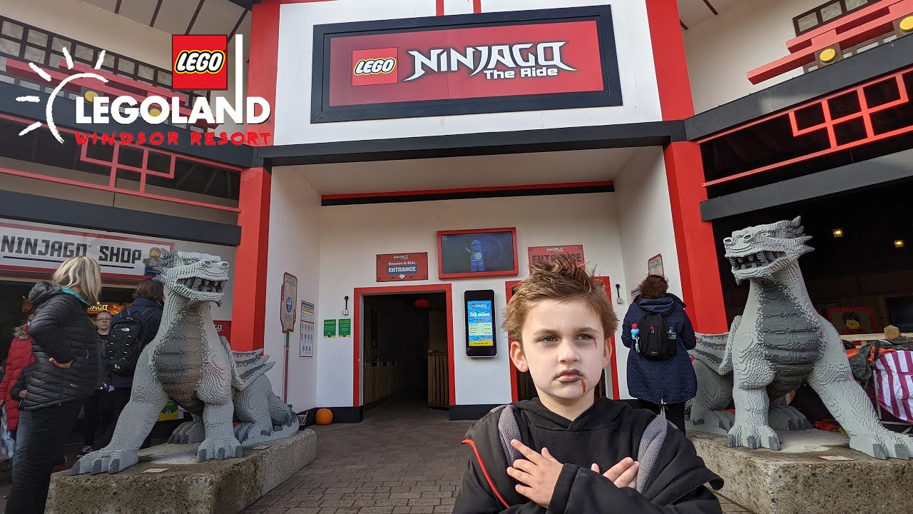 LEGO NINJAGO The Ride at Legoland Windsor Resort (Oct 2021) [4K]