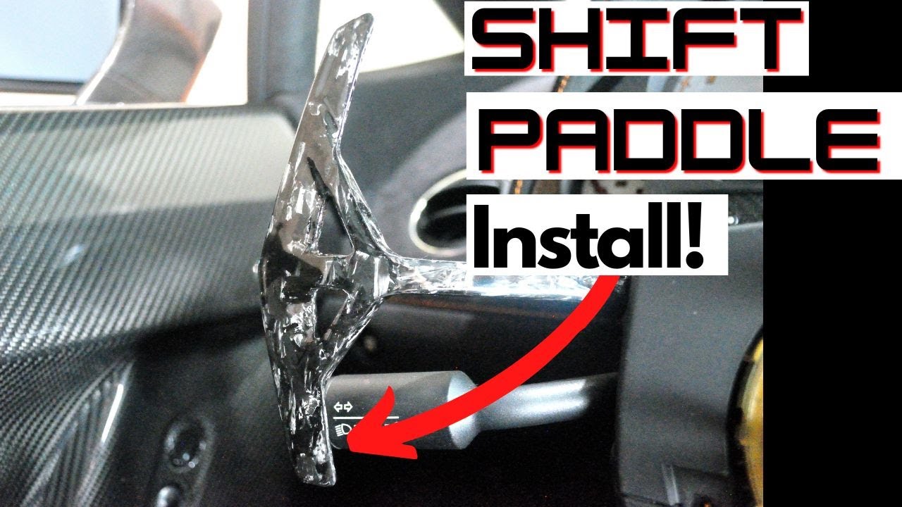 How To Install Carbon Fiber Shift Paddles On Your E Gear Lamborghini Gallardo & Transform Your Ride