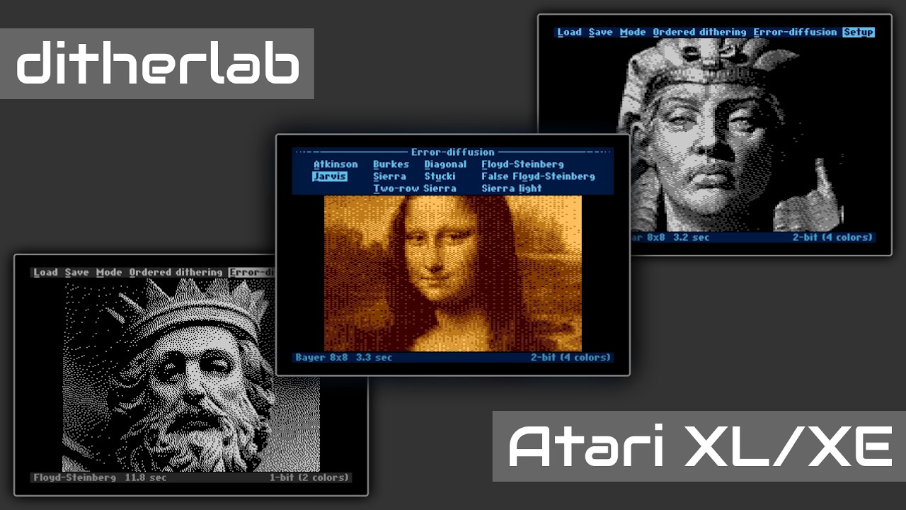 ditherLab - dithering tool for Atari XL/XE