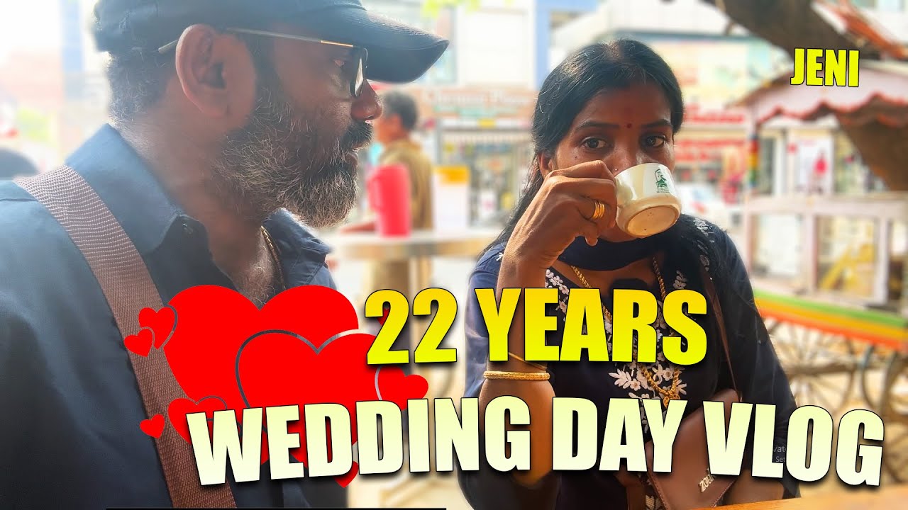 22 வருஷம்  கல்யாண நாள் விருந்து//22 Wedding Anniversary VLOG // Jeni