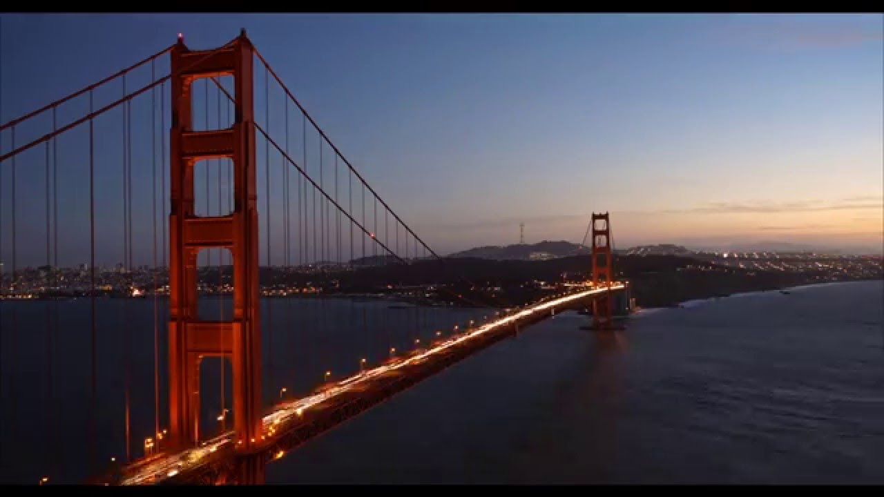 Sunset timelapse of the Golden Gate bridge (in 4K)