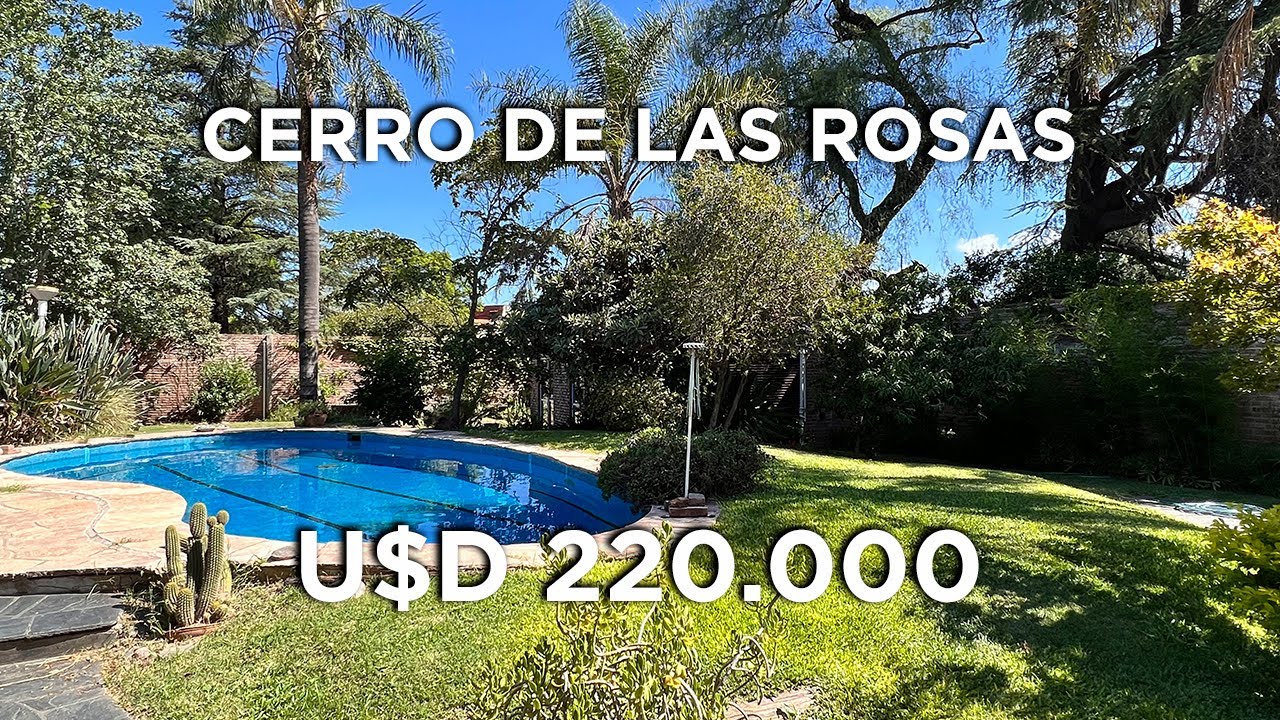 840 m2 de terreno en el Cerro de Las Rosas, Córdoba, Argentina, con un gran parque