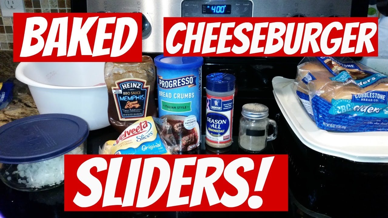 BAKED CHEESEBURGER SLIDERS~FOODIE FRIDAYS!