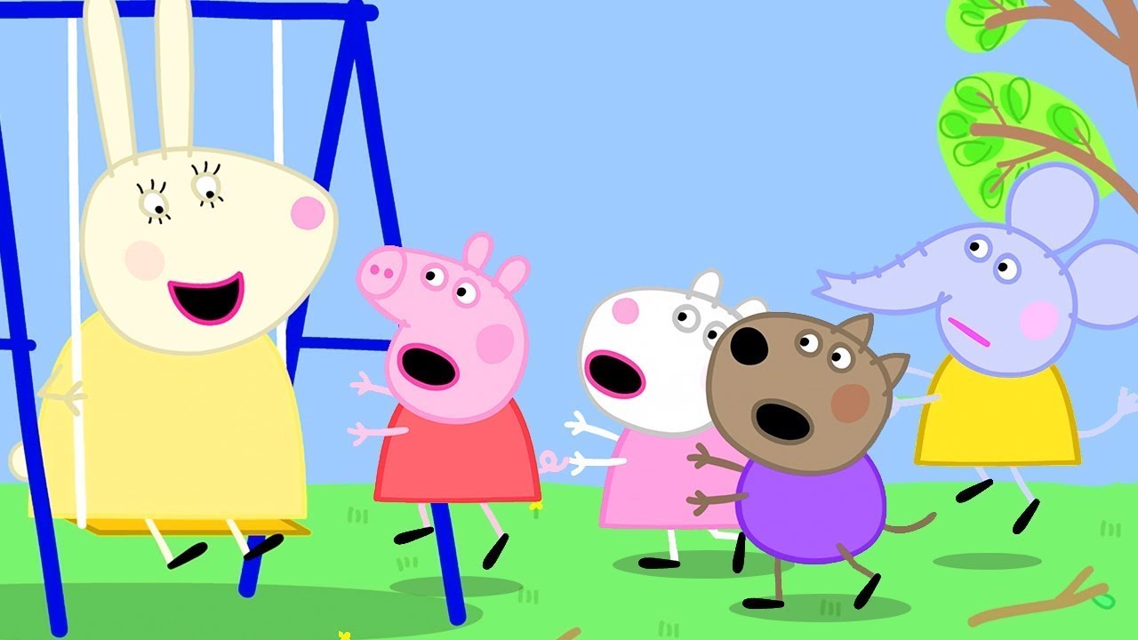 Peppa Pig and her Friends at the Sandpit